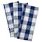 DII® Navy Buffalo Check Dishtowels, 3ct.